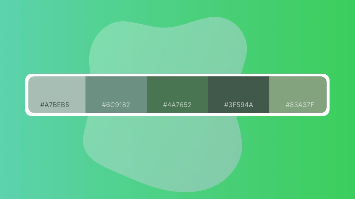 32 Green Color Palette Ideas and Inspiration