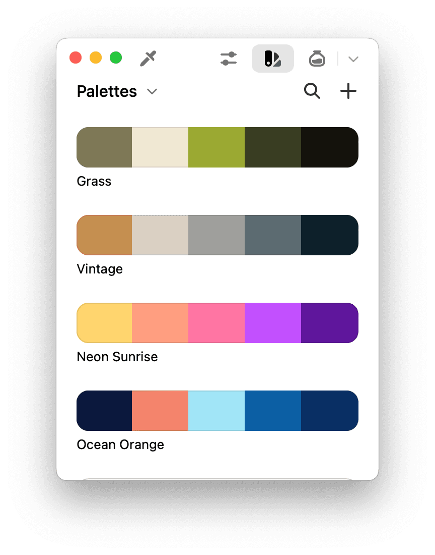 ColorSlurp color palette editor